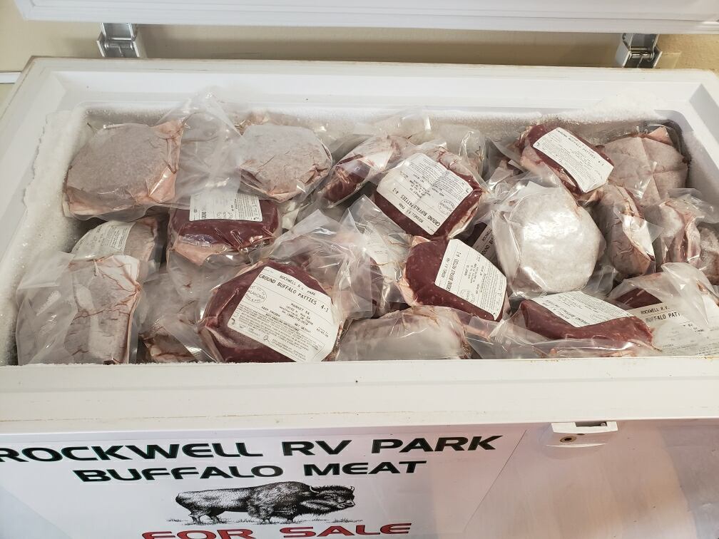 Buffalo Meat at Rockwell RV Park
