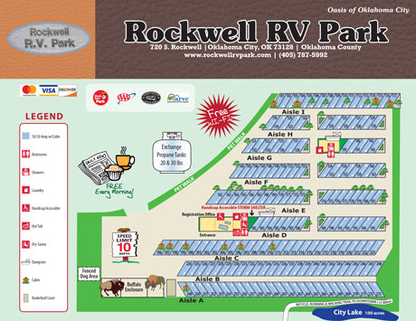 Rockwell RV Park sitemap